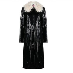 Staud Faux Shearling Varnishes Coat